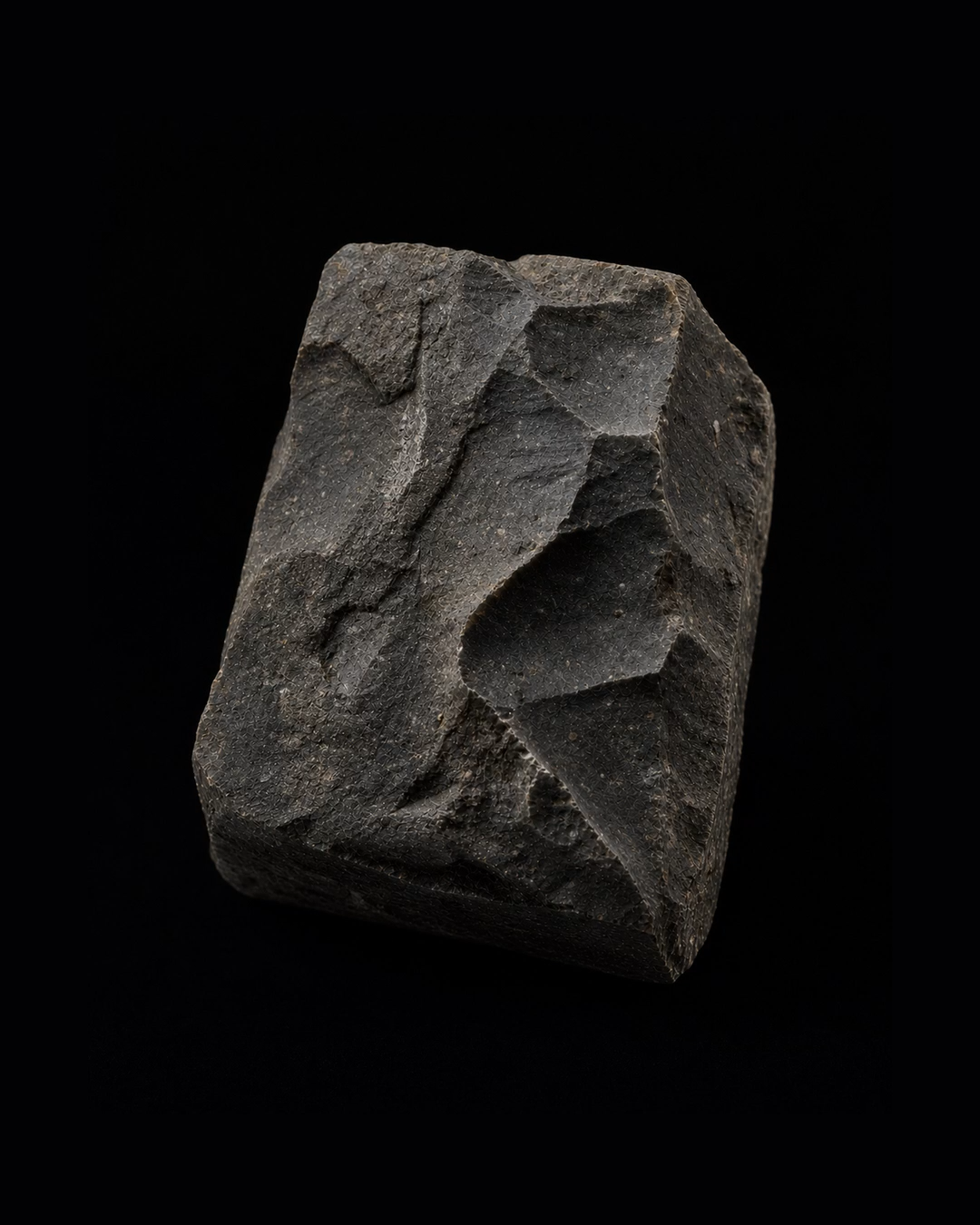 Stone core on black